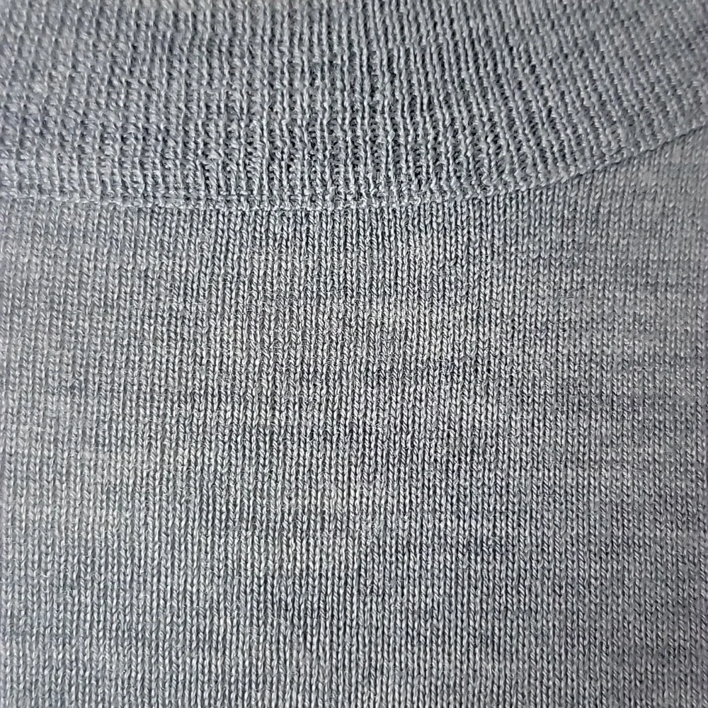 J.CREW 100% Wool Light Gray 3/4 Sleeve Preppy Office Capsule‎ Crewneck Sweater L
